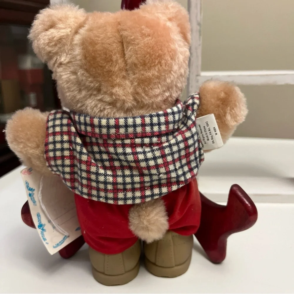 VTG Wendy’s Hamburger Mascot Bear with‎ Red and Brown Outfit